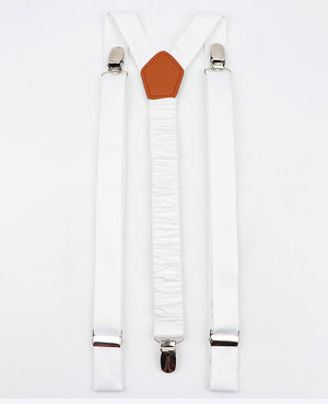 Bretelle Uomo Bianco in Poliestere «Ernest»