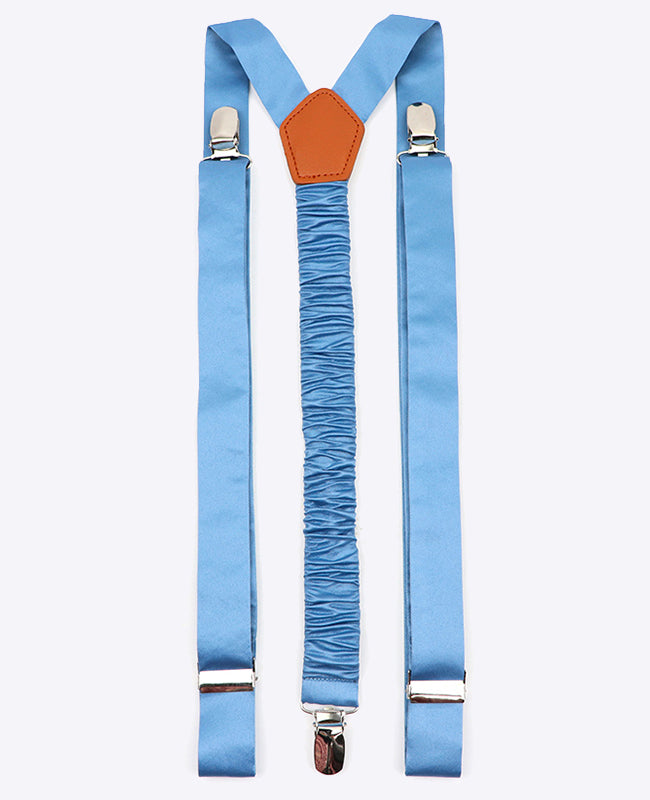 Bretelle Uomo Blu n°7 in Poliestere «Ernest»