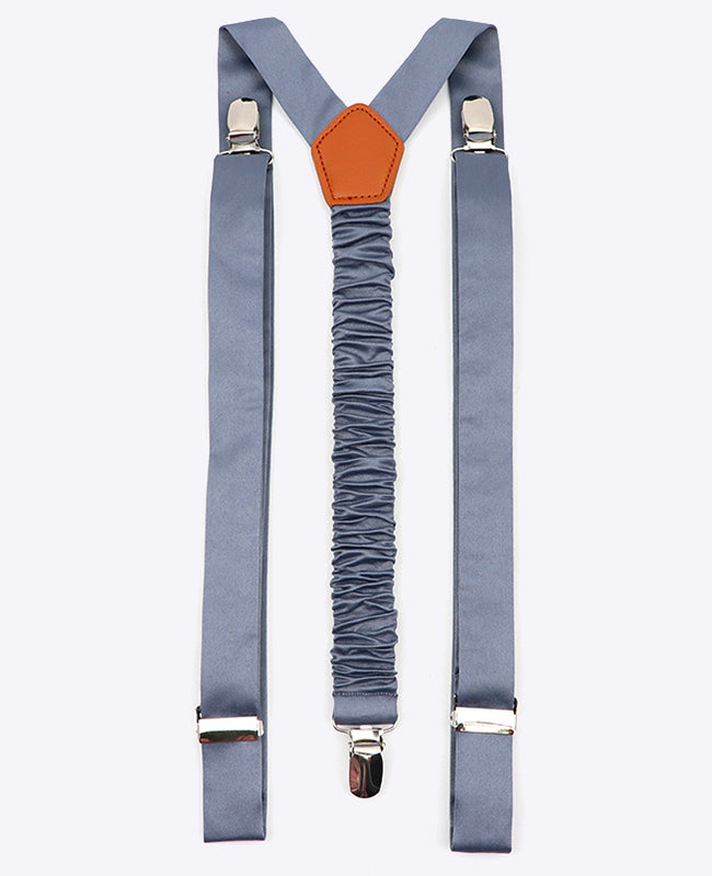 Bretelle Uomo Grigio in Poliestere «Ernest»