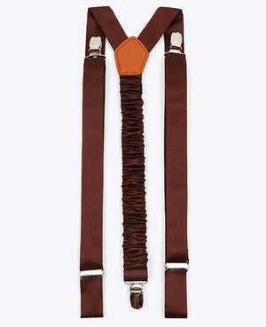 Bretelle Uomo Marrone in Poliestere «Ernest»
