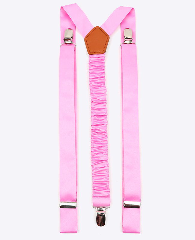 Bretelle Uomo Rosa n°1 in Poliestere «Ernest»