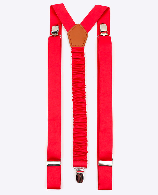 Bretelle Uomo Rosso n°2 in Poliestere «Ernest»