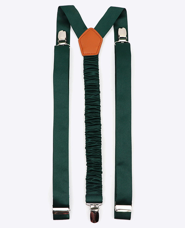 Bretelle Uomo Verde n°4 in Poliestere «Ernest»