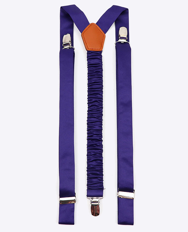 Bretelle Uomo Viola n°1 in Poliestere «Ernest»