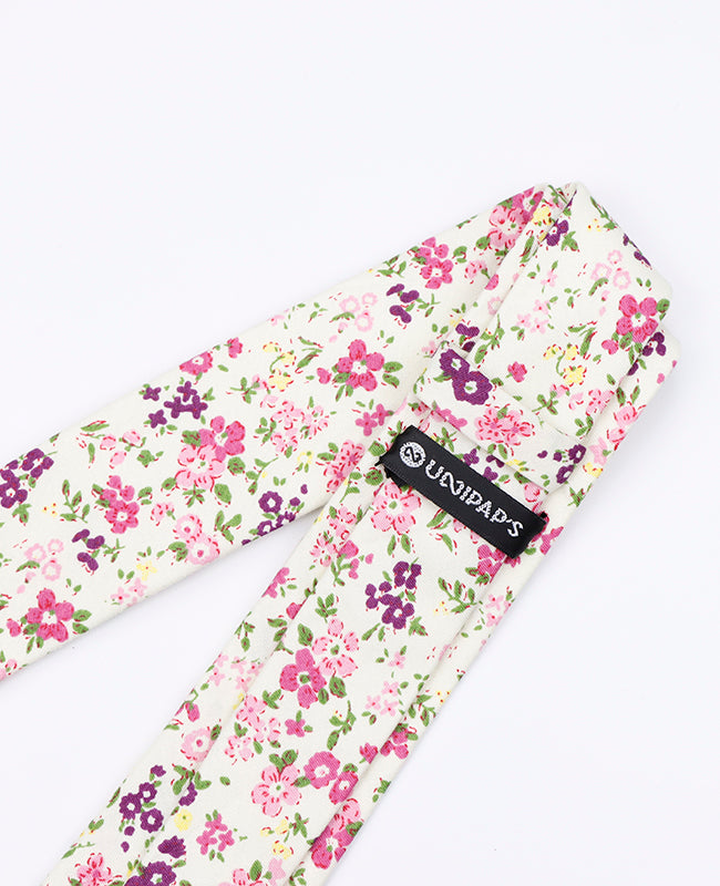 Cravatta Liberty Rosa n°1 Uomo in Cotone | Gaspard - Unipap's