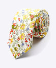 Cravatta Liberty Bianco n°5 Uomo in Cotone | Charles - Unipap's