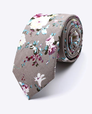 Cravatta Liberty Blu n°1 Uomo in Cotone | Gaspard - Unipap's