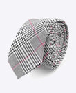 Cravatta Tartan Grigio n°3 Uomo in Cotone | Marcel - Unipap's