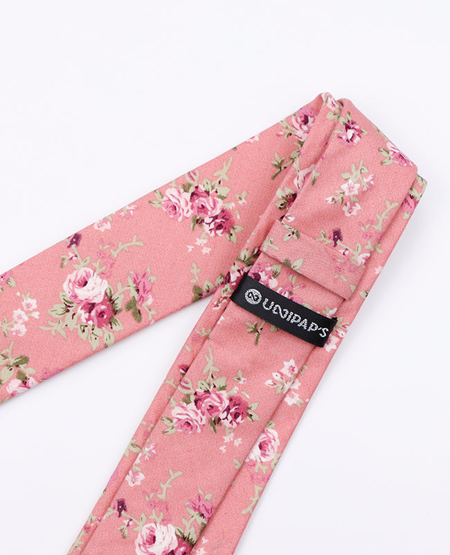 Cravatta Liberty Rosa Uomo in Cotone | Charles - Unipap's