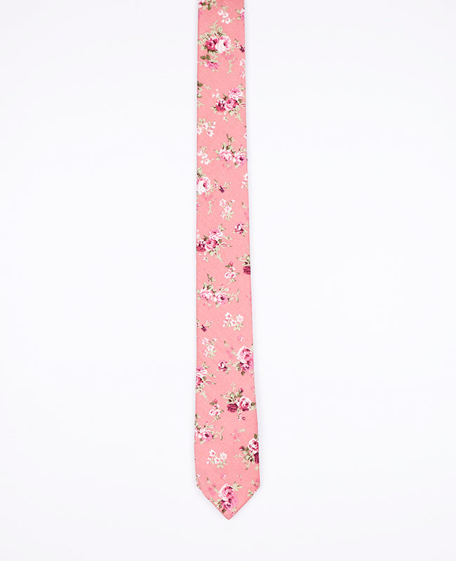 Cravatta Liberty Rosa Uomo in Cotone | Charles - Unipap's
