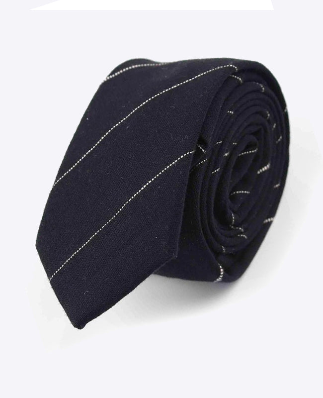 Cravatta Tartan Nero n°2 Uomo in Cotone | Marcel - Unipap's