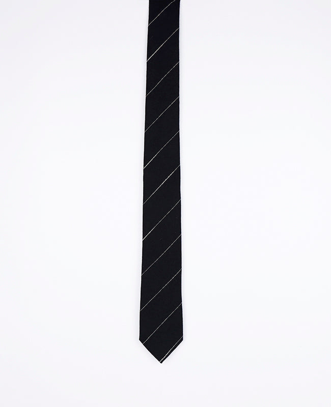 Cravatta Tartan Nero n°2 Uomo in Cotone | Marcel - Unipap's