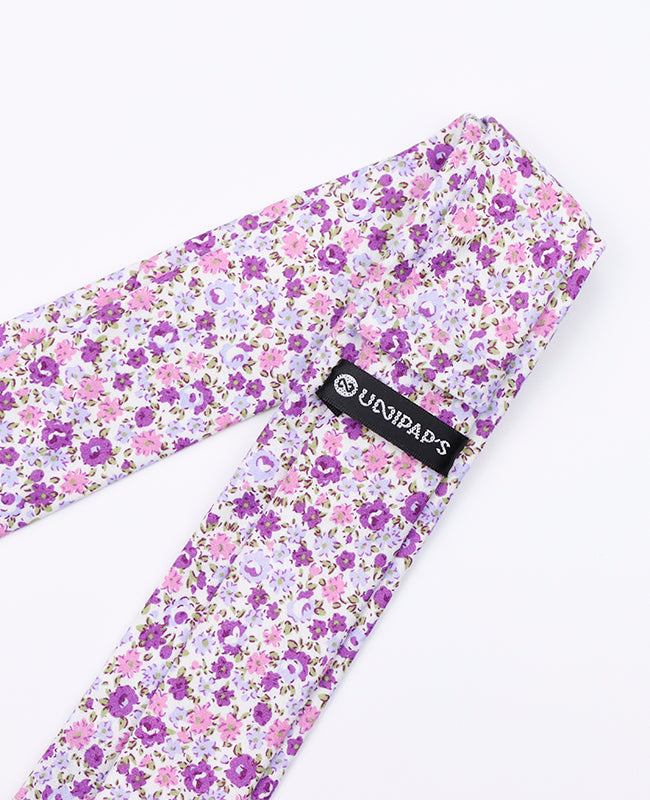Cravatta Liberty Viola Uomo in Cotone | Gaspard - Unipap's