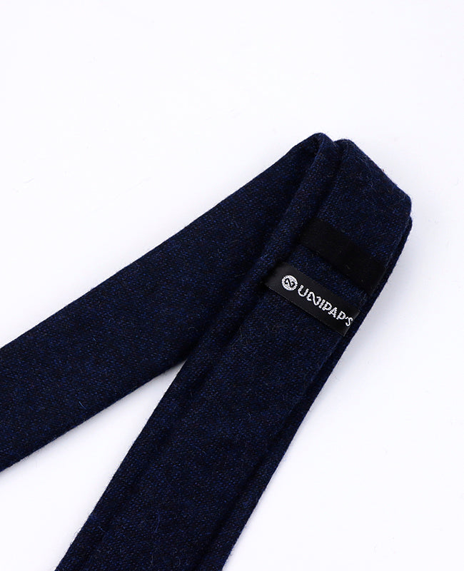 Cravatta Blu n°2 Uomo in Lana | Claude - Unipap's