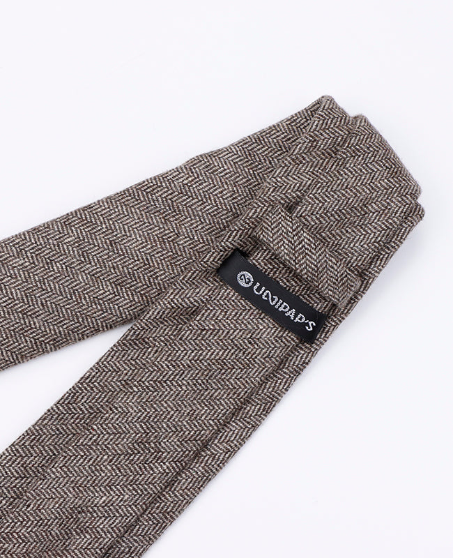 Cravatta Grigio n°3 Uomo in Lana | Claude - Unipap's