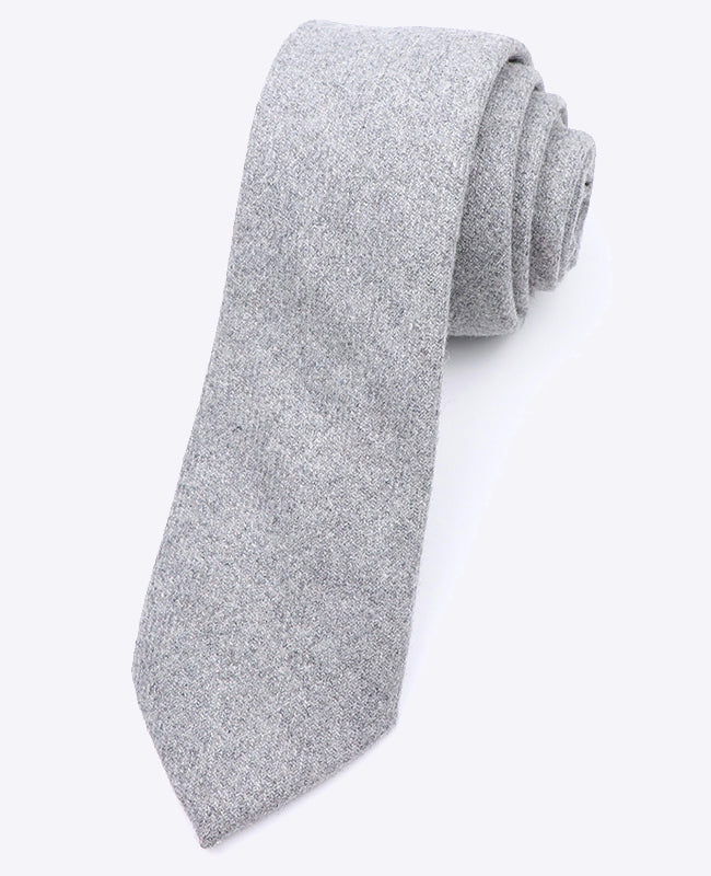 Cravatta Grigio n°5 Uomo in Lana | Claude - Unipap's