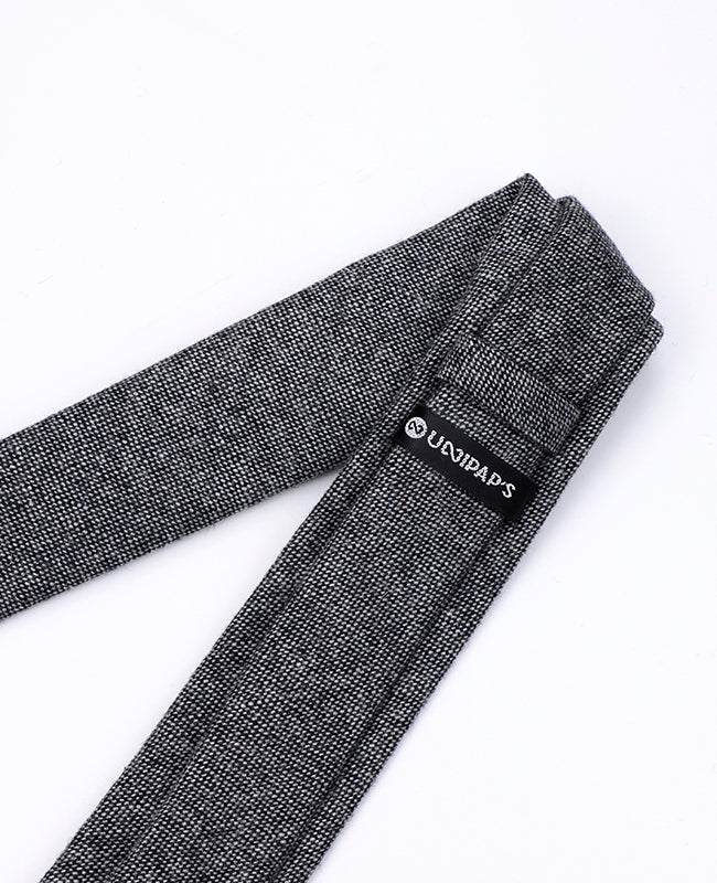 Cravatta Grigio n°5 Uomo in Lana | Claude - Unipap's