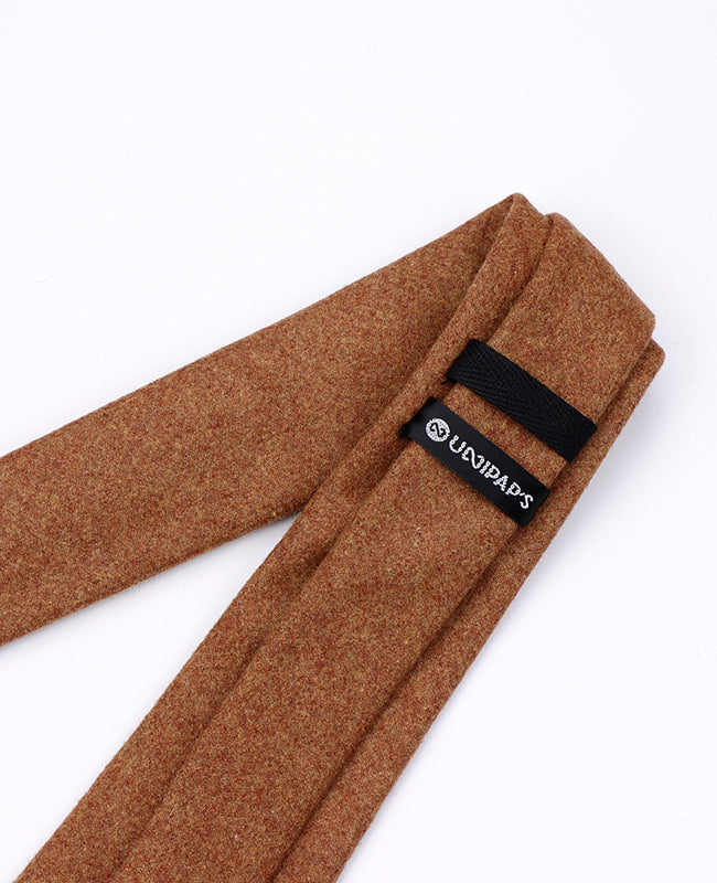 Cravatta Marrone Uomo in Lana | Claude - Unipap's