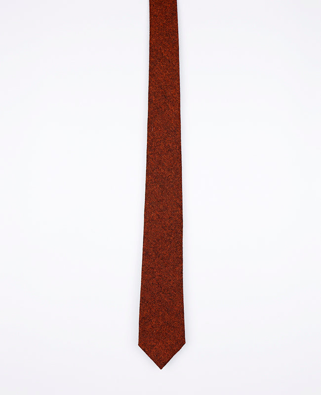 Cravatta Arancione Uomo in Lana | Claude - Unipap's