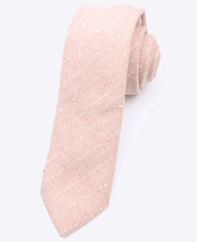 Cravatta Rosa n°1 Uomo in Lana | Claude - Unipap's
