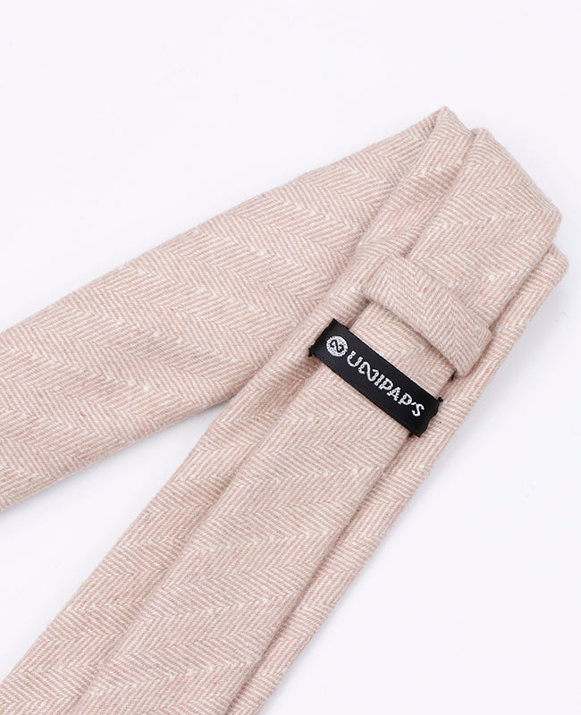 Cravatta Rosa n°1 Uomo in Lana | Claude - Unipap's
