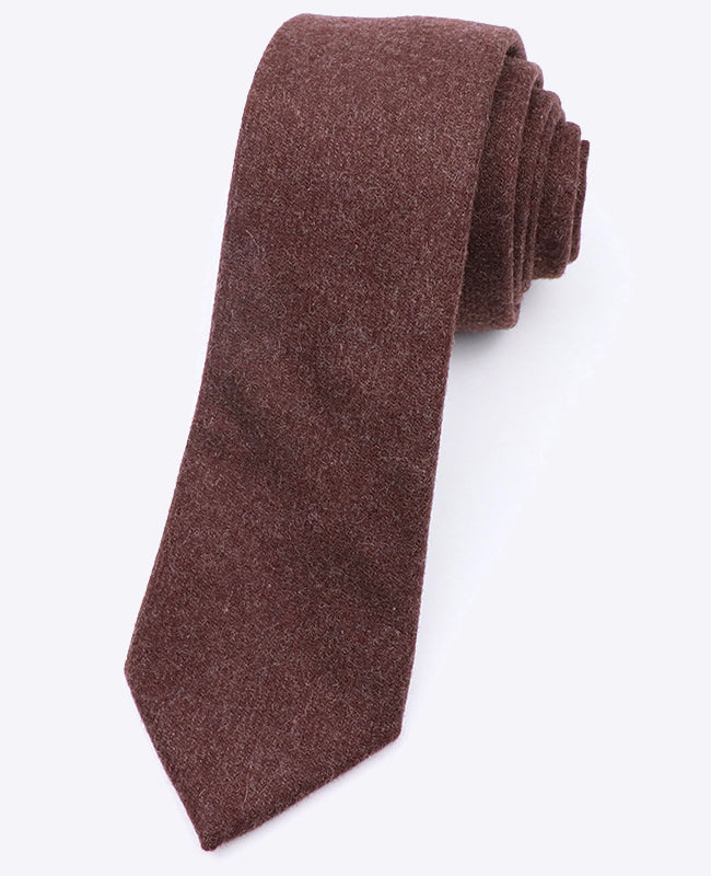 Cravatta Rosso n°3 Uomo in Lana | Claude - Unipap's
