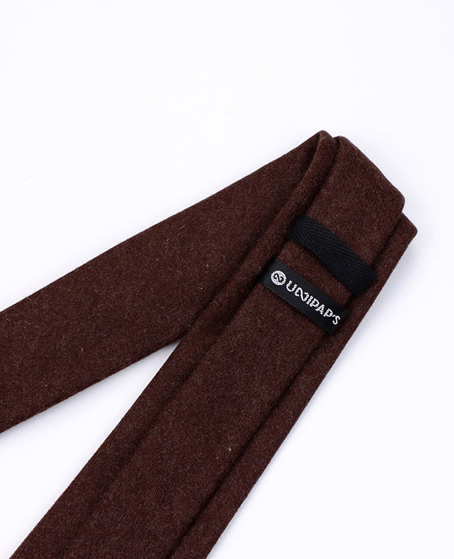 Cravatta Rosso n°3 Uomo in Lana | Claude - Unipap's