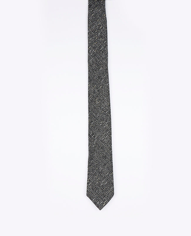 Cravatta Tartan Grigio n°8 Uomo in Lana | Norbert - Unipap's