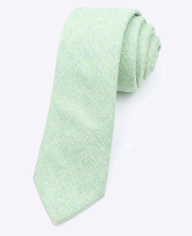 Cravatta Verde n°1 Uomo in Lana | Claude - Unipap's