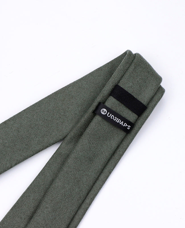 Cravatta Verde n°2 Uomo in Lana | Claude - Unipap's