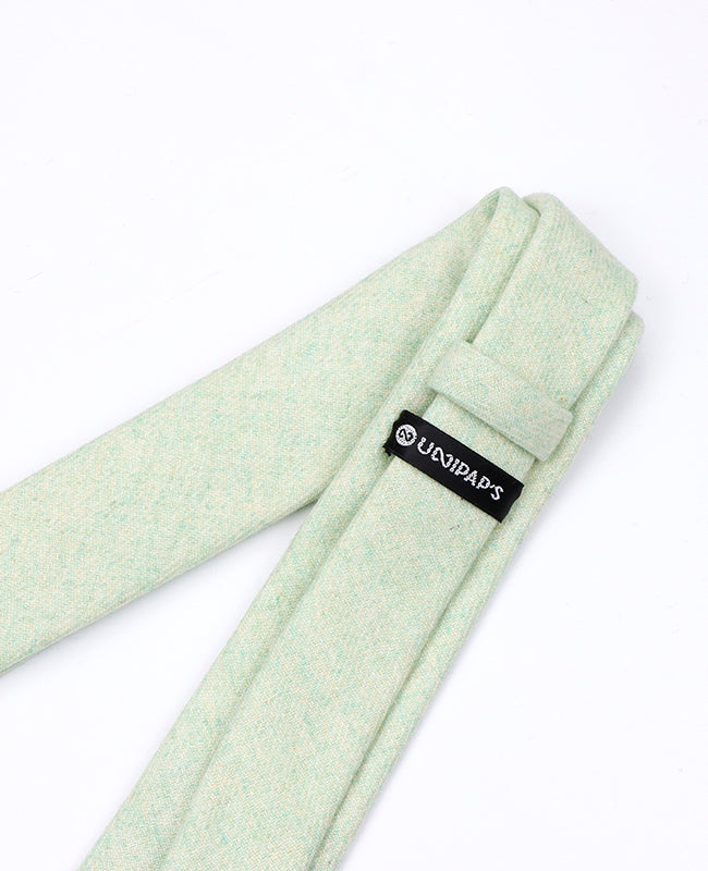 Cravatta Verde n°4 Uomo in Lana | Claude - Unipap's