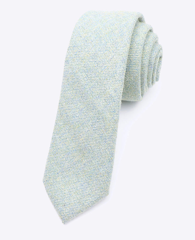 Cravatta Verde n°5 Uomo in Lana | Claude - Unipap's