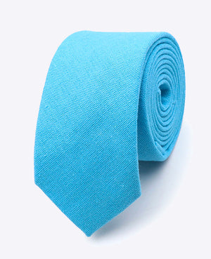Cravatta Blu n°2 Uomo in Lino | Basile - Unipap's