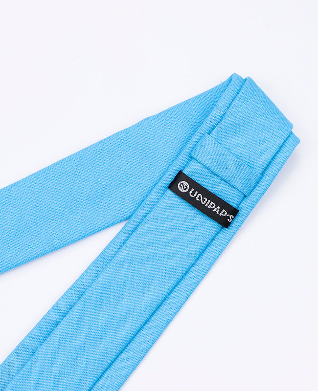 Cravatta Blu n°2 Uomo in Lino | Basile - Unipap's