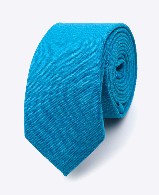 Cravatta Blu n°3 Uomo in Lino | Basile - Unipap's