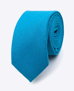 Cravatta Blu n°3 Uomo in Lino | Basile - Unipap's