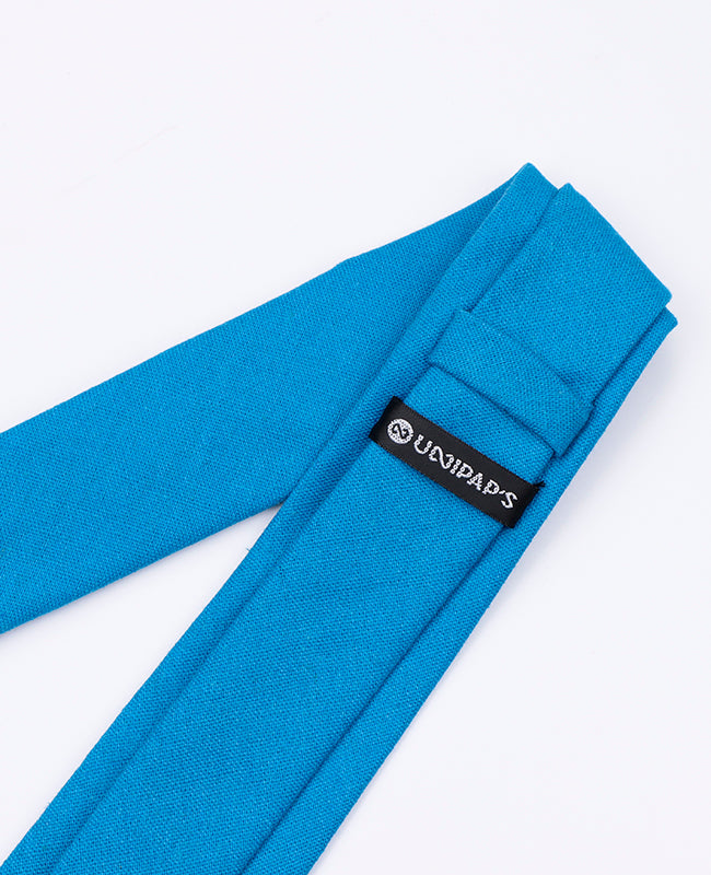 Cravatta Blu n°3 Uomo in Lino | Basile - Unipap's