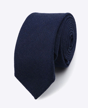 Cravatta Blu n°5 Uomo in Lino | Basile - Unipap's