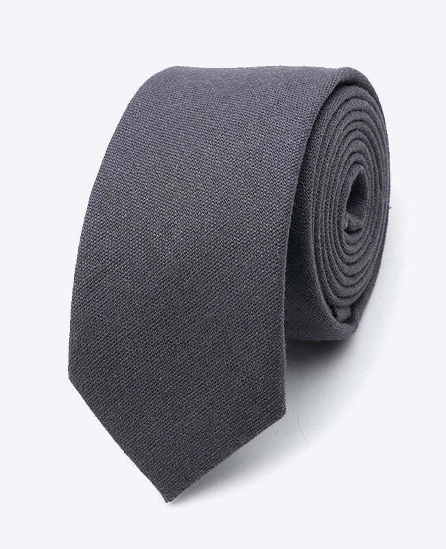 Cravatta Grigio Uomo in Lino | Basile - Unipap's