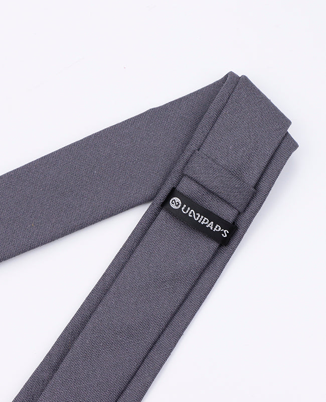 Cravatta Grigio Uomo in Lino | Basile - Unipap's