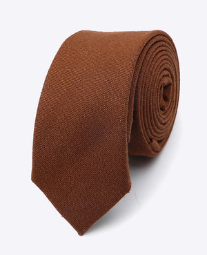 Cravatta Marrone n°1 Uomo in Lino | Basile - Unipap's