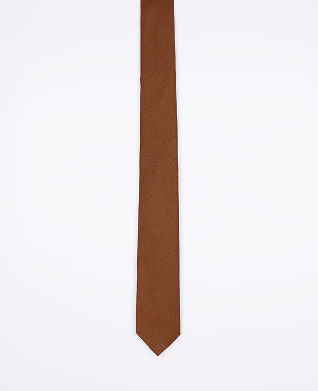 Cravatta Marrone n°1 Uomo in Lino | Basile - Unipap's