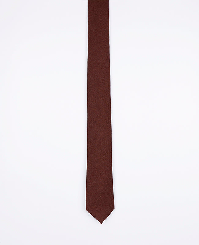 Cravatta Marrone n°2 Uomo in Lino | Basile - Unipap's