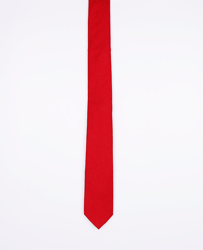 Cravatta Rosso n°3 Uomo in Lino | Basile - Unipap's