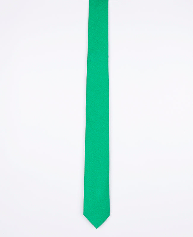 Cravatta Verde n°3 Uomo in Lino | Basile - Unipap's