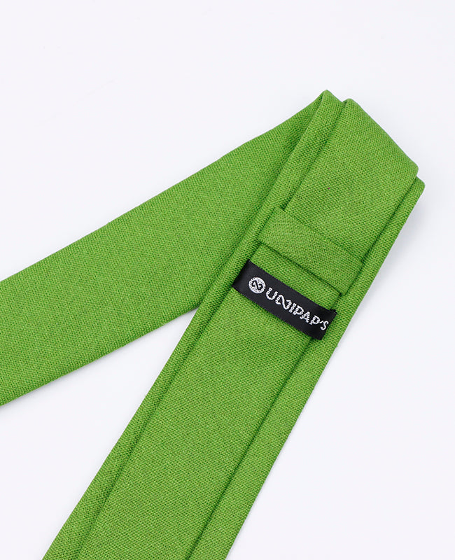 Cravatta Verde n°4 Uomo in Lino | Basile - Unipap's