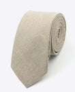 Cravatta Beige Uomo in Cotone «Edgard»