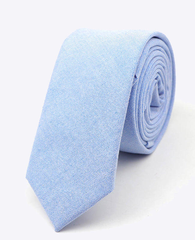 Cravatta Blu n°3 Uomo in Cotone | Edgard - Unipap's