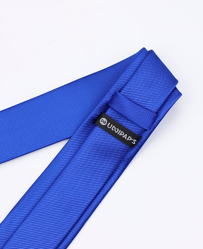 Cravatta Blu n°3 Uomo in Poliestere | Lucien - Unipap's