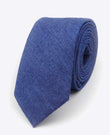 Cravatta Blu n°4 Uomo in Cotone | Edgard - Unipap's